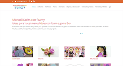 Desktop Screenshot of manualidadesconfoamy.com