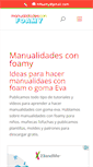 Mobile Screenshot of manualidadesconfoamy.com